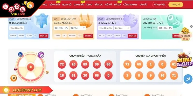Lode88 hôm nay - Khám phá hình thức cá cược hấp dẫn 2 Lode88 hôm nay, mở ra cơ hội trúng hưởng lớn